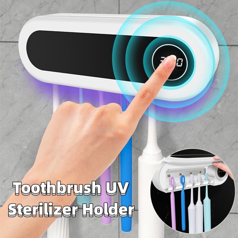 Drip-Tray Toothbrush Stand